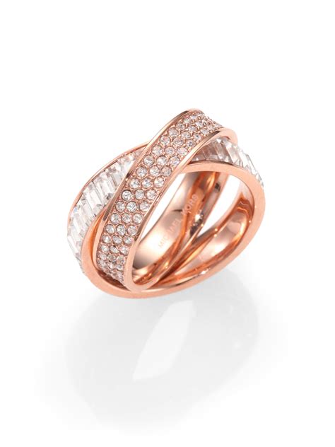 michael kors rose ring|Michael Kors ladies rings.